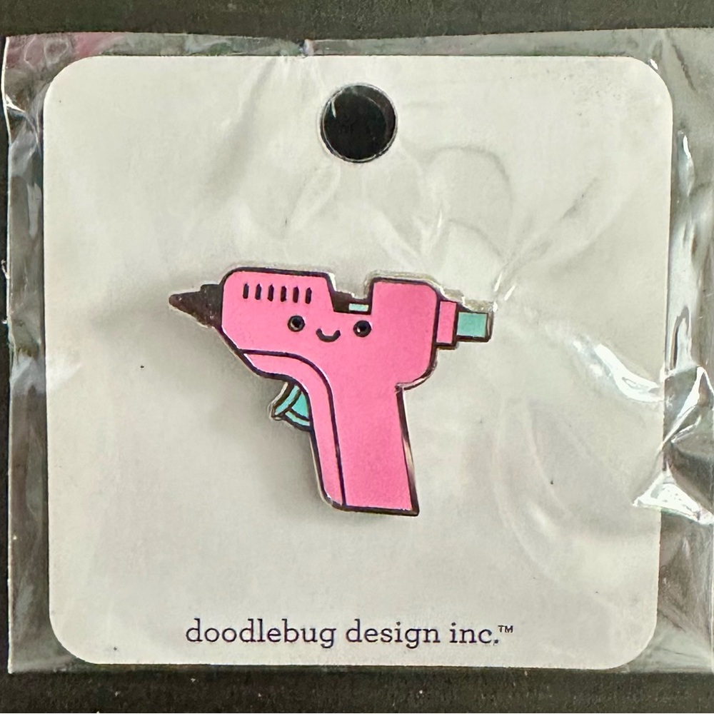 Hot Glue Gun Enamel Pin - Limited Edition Numbered Pin